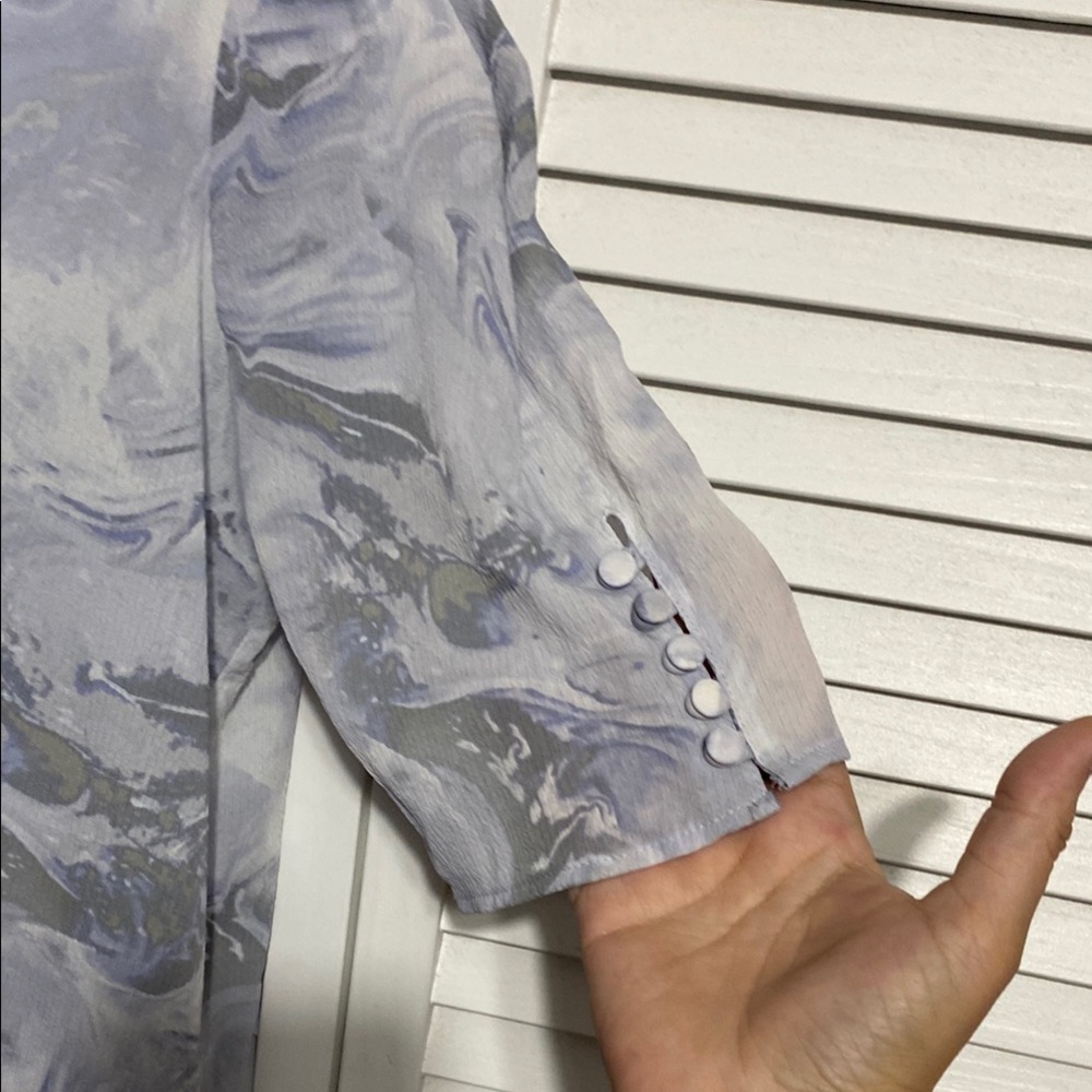 Calvin Klein marble swirl top! - Picture 2 of 10
